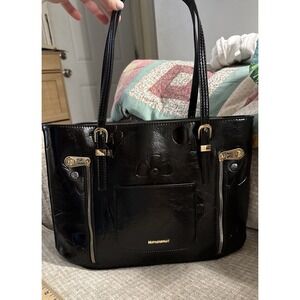 Conceal And Carry Purse Bag Montana West Black Faux Leather Flower Embossed